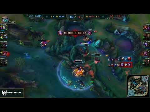 Worlds 2017 Championship - LZ Vs. GAM - Aggressive Pray Flash