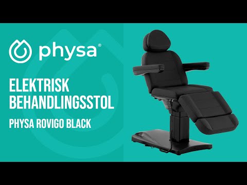video - Elektrisk behandlingsstol - 3 motorer - 300 W - 192 x 60 x 70 - 90,5 cm - 150 kg - Svart