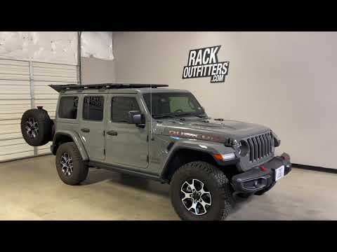 2018+ Jeep Wrangler JL with Rhino-Rack Pioneers Platform Backbone