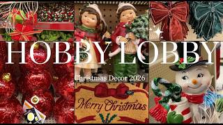 HOBBY LOBBY 2026 CHRISTMAS DECOR | CHRISTMAS 2026 DECORATIONS | HOBBY LOBBY 2026 SHOP WITH ME