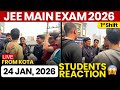 JEE Mains 2026 24 Jan Shift 1 Exam Student Reaction LIVE From Kota Paper Level Weightage Cutoff