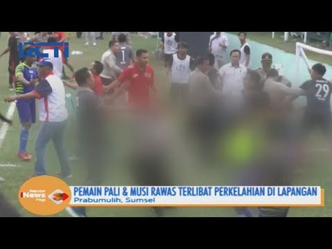 Final Sepak Bola Porprov, Musi Rawas Vs Pali Ricuh di Stadion Ria Jaya, Prabumulih - SIP 21/11