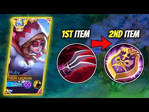 TRY THIS RUBY SURVIVAL BUILD FOR AGGRESSIVE GAMEPLAY!🔥RUBY BEST BUILD 2023