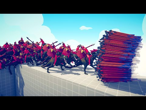 100x RAPTOR RIDER vs DUO EVERY GOD - Totally Accurate Battle Simulator TABS