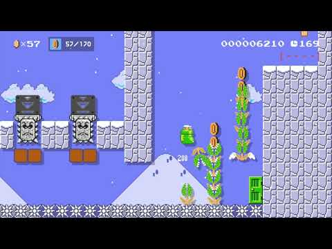 スーパーマリオアスレチック by daiki SD - Super Mario Maker 2 - No Commentary 1ca 1cb 022020