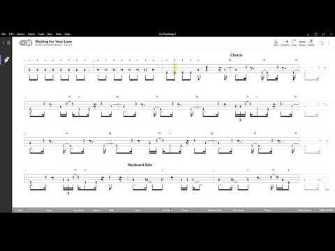 Waiting for Your Love ( Toto ) ,Tablatura e base Senza Basso - Backing bass track-NO BASS