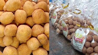 HOW TO MAKE SPICY PEANUT BURGER FOR SALE | PACKAGING | NIGERIAN SNACKS RECIPE