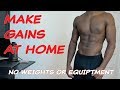 Full Body Home Workout With No Weights