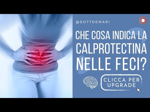 What does calprotectin in stool indicate?