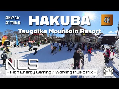 ⛷️ Energetic Skiing Mix: NCS Gaming Music & Tsugaike Mountain Views 🎧