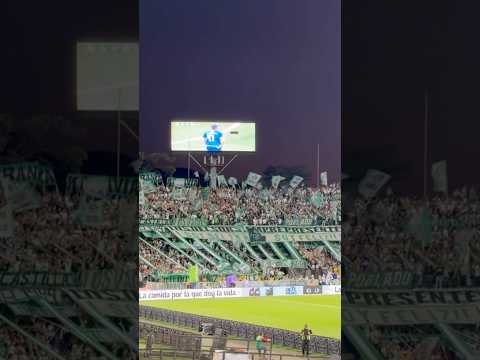 "Un minuto de Silencio para el rojo que está muerto / Fecha 1 -Liga 2026-I: Nacional 4-0 Boyaca Chico" Barra: Los del Sur &bull; Club: Atlético Nacional &bull; País: Colombia
