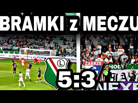 BRAMKI z MECZU: Legia 5:3 Górnik Zabrze (06.05.2022) | Legia TV
