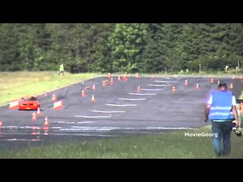 2012 Auto Flugplatzslalom Meinerzhagen, F.Eickmeier vs O.Jäntsch, *rote Bestie* Kadett CQP 16V