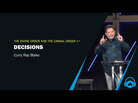 The divine order and the carnal order 01: Decisions, Curry Blake