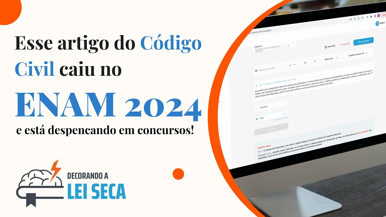 ENAM 2024: Esse parágrafo do art. 50 do CC caiu no 1º ENAM e está sendo muito cobrado em concursos!