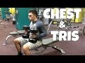 BODYBUILDING CHEST AND TRICEPS WORKOUT FOR MASS