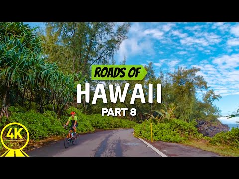 4K Scenic Drive Video for Indoor Cycling - 4 HOURS - Picturesque Hawaii Roads - Part #8