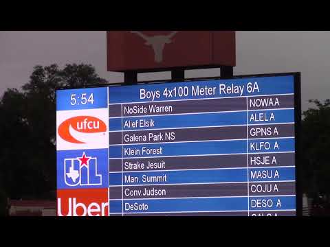 2019 Texas UIL State Meet 6A 4x100m Relay — Mansfield Summit 40.42
