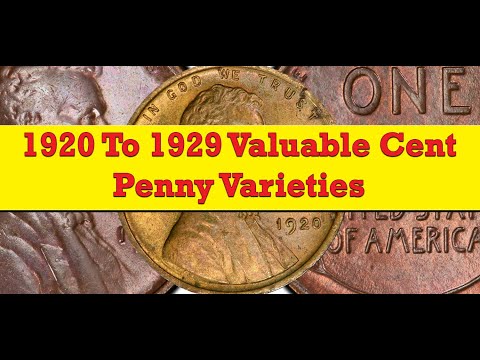 1920 To 1929 Valuable Lincoln Wheat Cent Penny Varieties Pocket Change