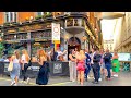 Lively London West End Walk With Full Bars Pubs 4K HDR