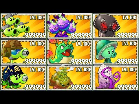 Random 30 NEW & PEA & MOD Plants Battlez - Who Will Win? - PVz 2 Plant vs Plant