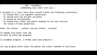 #JSP JavaBean, Embedding java beans into jsp, how to add java beans to jsp, #jspjavabeans #actiontag