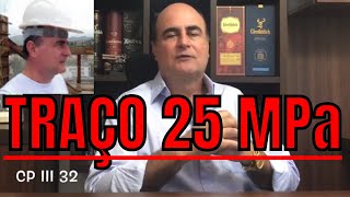 26: Traço concreto 25MPa.