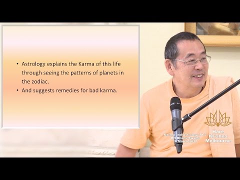 Karma and Astrology part 2 - HH Bhanu Swami