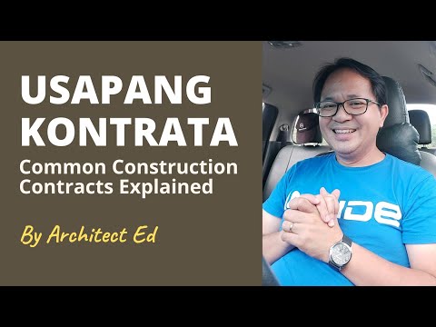 , title : 'Usapang KONTRATA: Common Construction Contracts Explained
