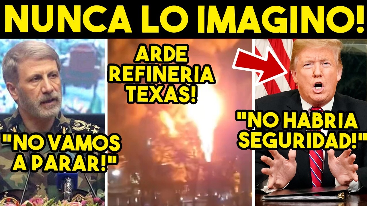 CAOS TOTAL! ARDE REFINERIA EN TEXAS, ACUSAN 4T4QU3 EN EU, TRUMP NO GARANTIZA SEGURIDAD A IRANIES