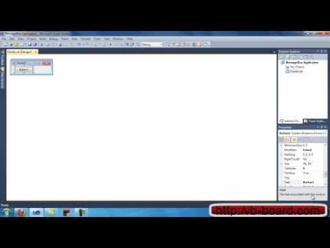 Visual Basics Tutorial 1 Messagebox Appplication Netprogramming