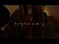 ASMR Layered Sounds Rainy Night For Deep Sleep No Talking Face Brushing 3 Hours