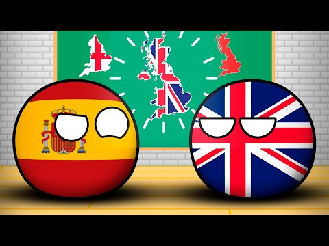 Diferencia entre Reino Unido, Gran Bretaña e Inglaterra - Countryballs