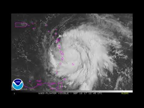 2017 0918 - Ouragan Majeur MARIA très proche de la Martinique !