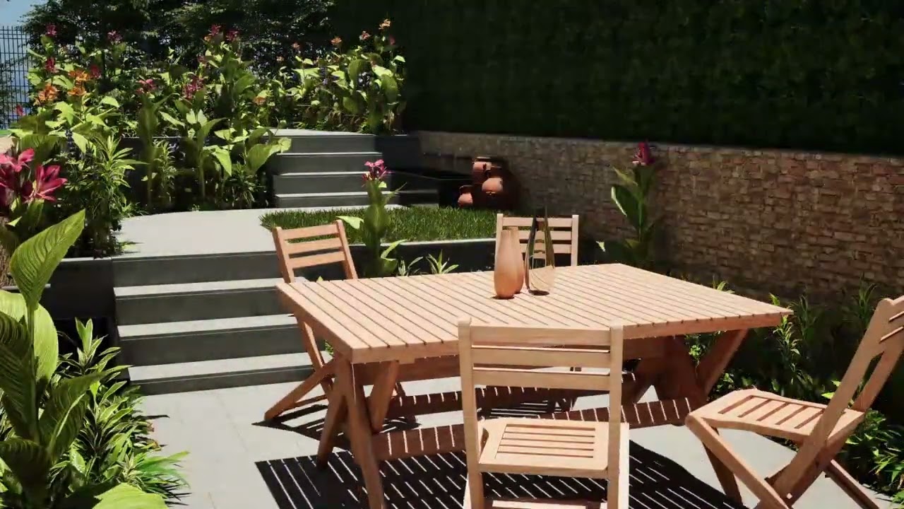 Versatile Landscape Garden 3D Model