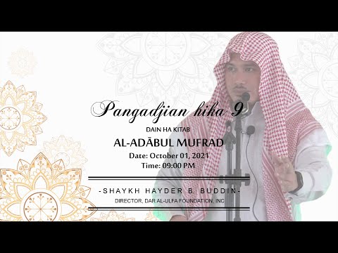 PANGADJIAN HIKA    9    DAIN HA KITAB AL-ADABUL MUFRAD