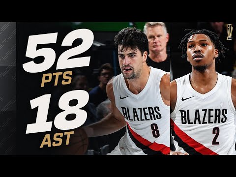 Deni Avdija (26 PTS & 13 AST) & Caleb Love (26 PTS)  Were In SYNC vs Warriors | November 21, 2025