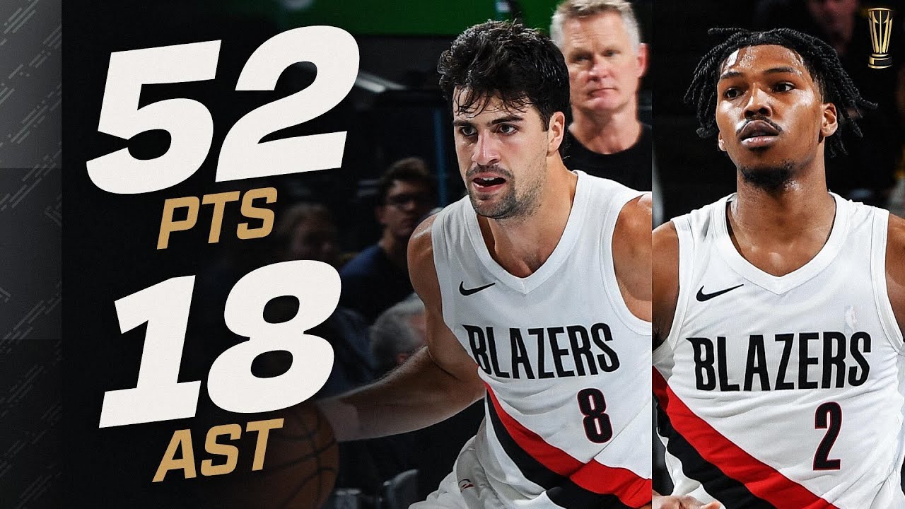 Deni Avdija (26 PTS & 13 AST) & Caleb Love (26 PTS)  Were In SYNC vs Warriors | November 21, 2025