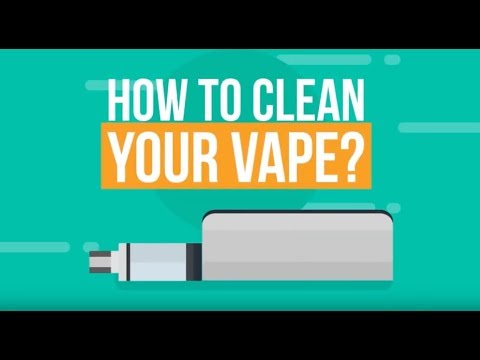 Part of a video titled How To Clean Your Vape Tank - YouTube