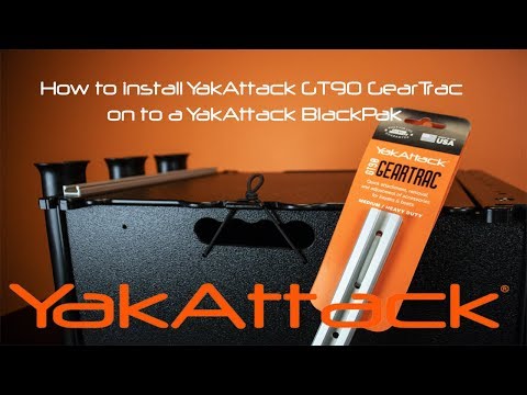How to install YakAttack 12" GT90 GearTrac on to a YakAttack BlackPak
