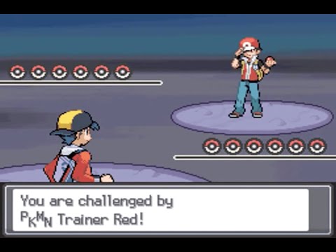 Red destroying my team with 1 Pokemon                          Pokemon HeartGold randomlocke