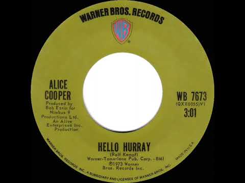 1973 HITS ARCHIVE: Hello Hurray - Alice Cooper (mono 45 single version)