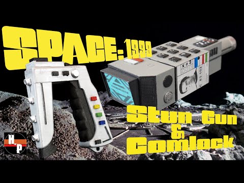 3D Print Space: 1999 Props Stun Gun & Comlock | STUN GUN & COMLOCK Print, Assemble, & Paint