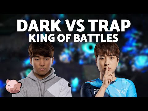 DARK vs TRAP: Insane basetrade! | King of Battles (Bo3 ZvP) - StarCraft 2