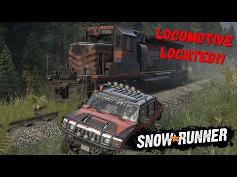 SnowRunner Ep.48 The Lost Locomotive!!