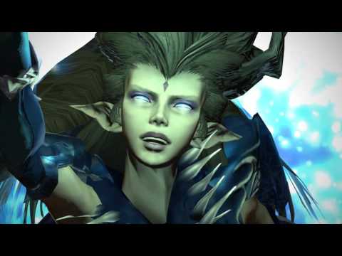 FINAL FANTASY XIV Heavensward Ysayle's sacrifice | Shiva VS Garlean airship