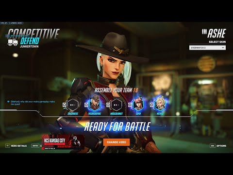 SUREFOUR INSANE ACCURACY ASHE + INSANE TRACKING SOLDIER 76 GAMEPLAY OVERWATCH 2 SEASON 2
