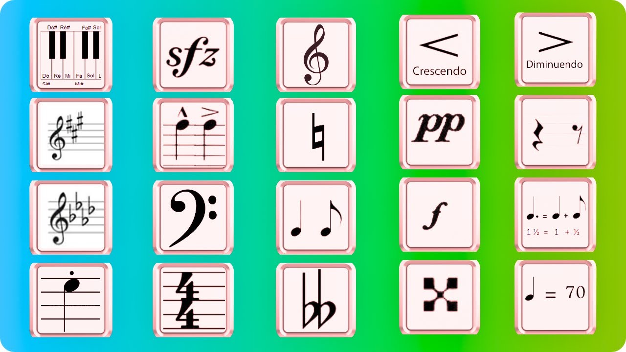 20 Símbolos Musicais Explicados em 11 minutos - Teoria Musical