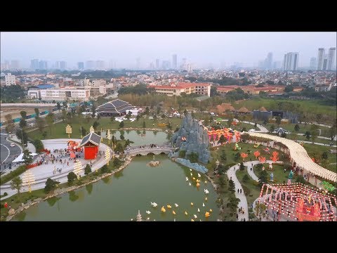 Vườn Nhật Bản độc đáo tại Vinhomes Smart City Flycam 28-9-2019