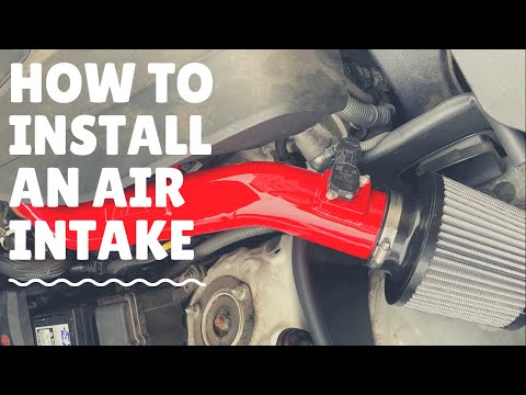 How To Install an Air Intake on a 2014 Lexus IS 250 F-Sport